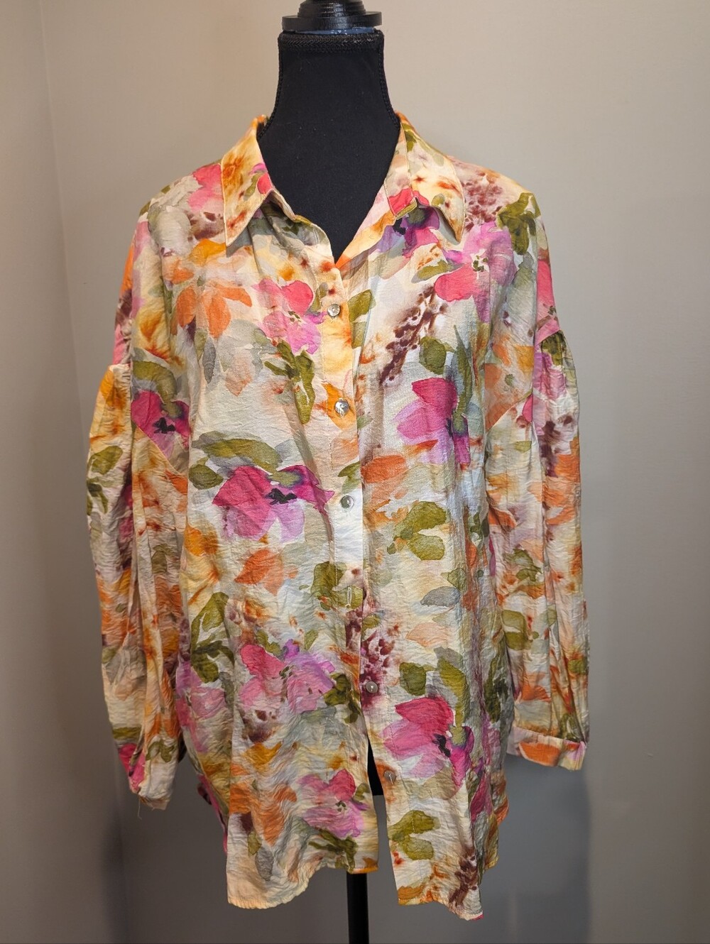 Esqualo Floral Flowy Blouse